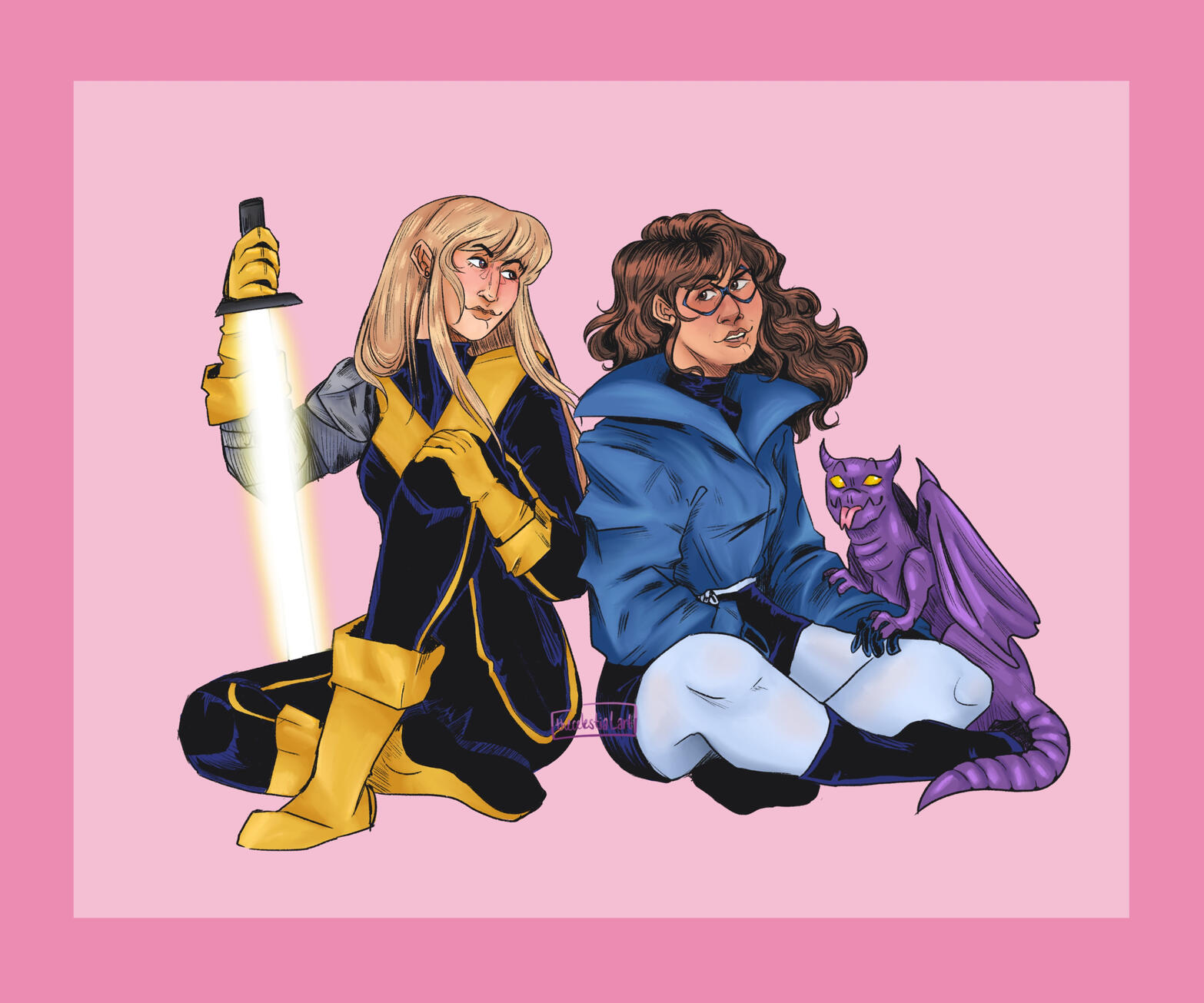 Illyana and Kitty Pryde (Fan Art)